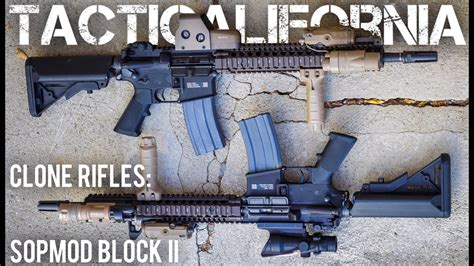 CLONE RIFLES : M4A1 SOPMOD BLOCK II - YouTube