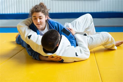 Woman and Man Practicing Judo · Free Stock Photo