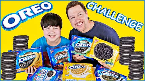 OREO CHALLENGE Taste Testing - YouTube