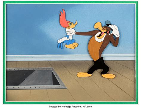 Woody Woodpecker and Buzz Buzzard Production Cel with Custom | Lot #97770 | Heritage Auctions ...