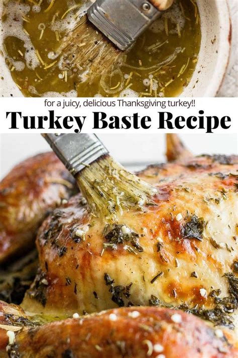 BEST Turkey Baste Recipe | Roast turkey recipes, Turkey recipes ...