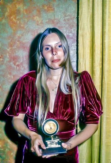 Joni Mitchell, 12th Annual Grammy Awards, 1970, where she picked up a Grammy for Folk Album of ...