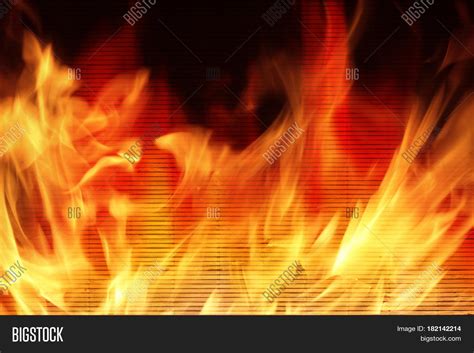 Wooden Wall On Fire Image & Photo (Free Trial) | Bigstock