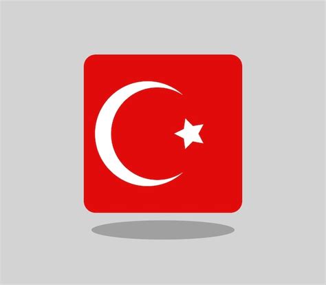 Premium Vector | Turkey flag