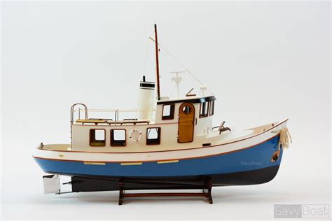 Lord Nelson Victory Tugboat 28" - Handmade Wooden Boat Model - RC