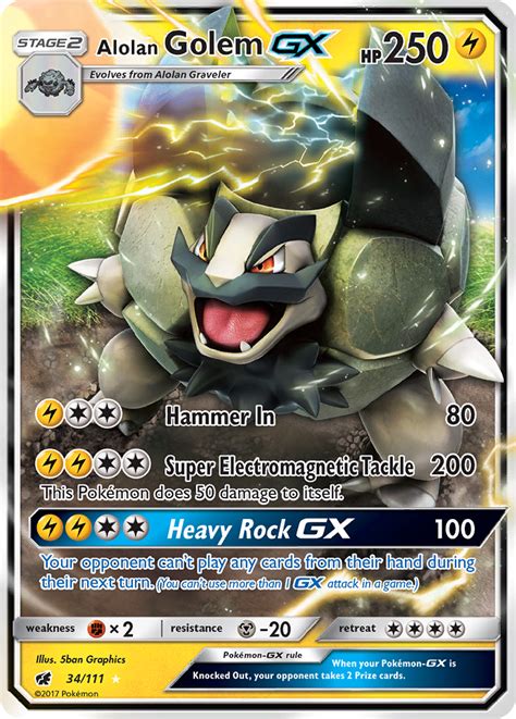 Alolan Golem-GX | Crimson Invasion | Pokémon TCG Guru