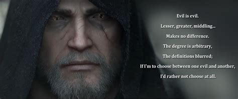 Beautiful quote that can be applied to our own world too [The Witcher 3], 2019 | THE WITCHER ...