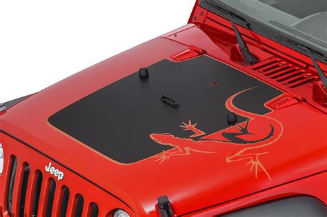 Mopar 68139718AB "Lizard" Hood Decal for 07-12 Jeep Wrangler JK | Quadratec