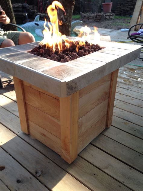 DIY Propane Fire Pit | Diy propane fire pit, Outdoor propane fire pit, Diy gas fire pit