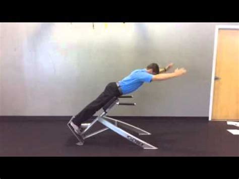 Hyperextension Exercise - YouTube