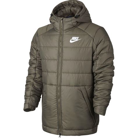 Nike Unisex Sportswear Jacket - Medium Olive/White - Tennisnuts.com