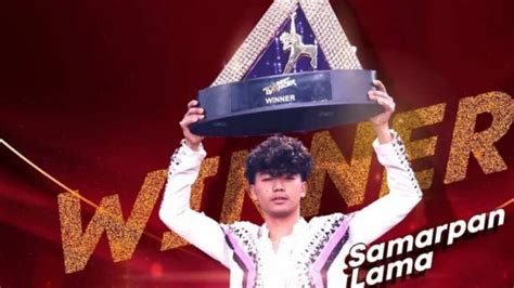 Samarpan Lama lifts the winner trophy of India’s Best Dancer - The ...