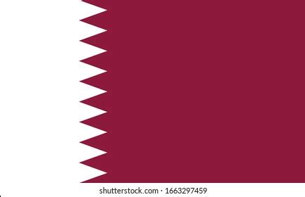 Qatar Flag Vector Image Icon Stock Vector (Royalty Free) 1663297459 ...