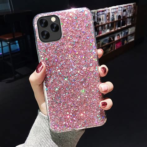 Bling Glitter Soft Silicone Case Cover For iPhone 12 11 Pro Max X XS XR ...