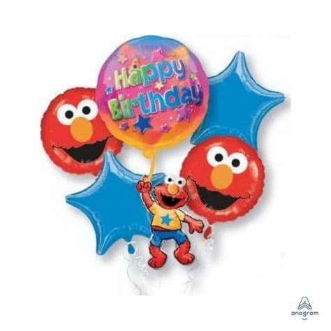 Sesame Street - Elmo Happy Birthday - Balloon Bouquet | Balloon Warehouse™