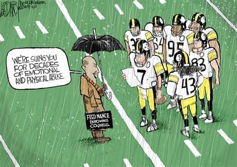 Sorry Cleveland Browns..but you're an easy win! | Editorial cartoon, Steelers, Cleveland browns ...