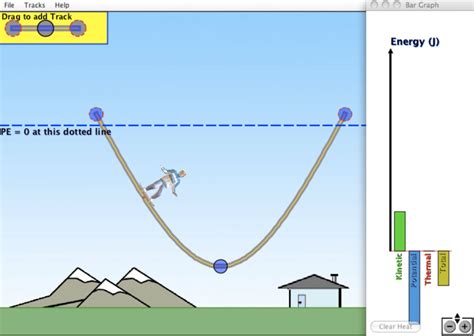 The teachers chose PhET Energy Skate Park for the lesson, shown with... | Download Scientific ...