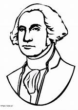 President George Washington coloring Page sketch template