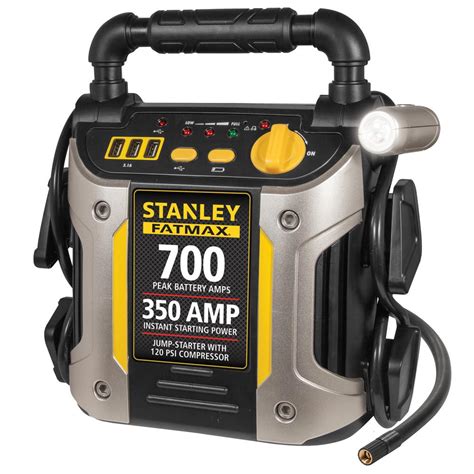 SPEEDWAY Emergency Car Jump Starter and Compressor with Rechargeable Battery-7226 - The Home Depot