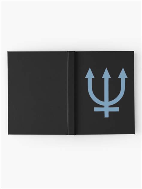 "Planet Neptune - Planet Symbol - Neptune's Trident" Hardcover Journal for Sale by DeWinnes ...