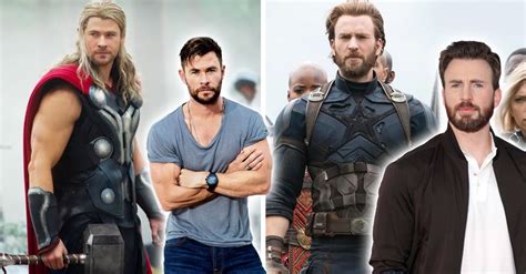 Who looks better? The Marvel characters or the actors who play them ...