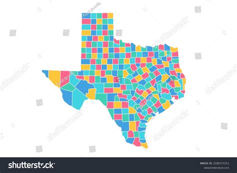 Texas Map Usa United States America Stock Vector (Royalty Free ...