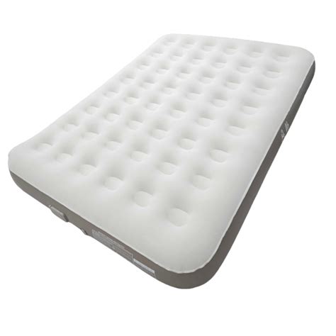 Queen Air Mattress With Built-in Pump - Khaki Comfortable | PTT Outdoor