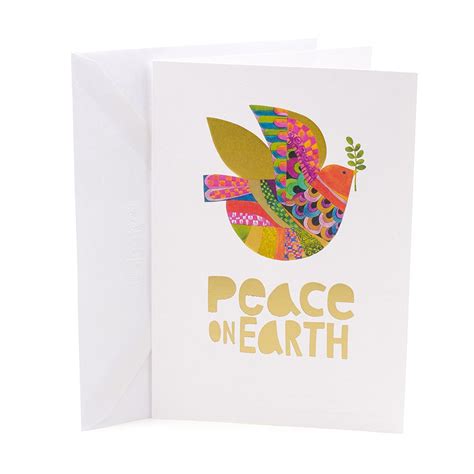 Hallmark UNICEF Christmas Boxed Cards (Peace On Earth Dove Lettering ...