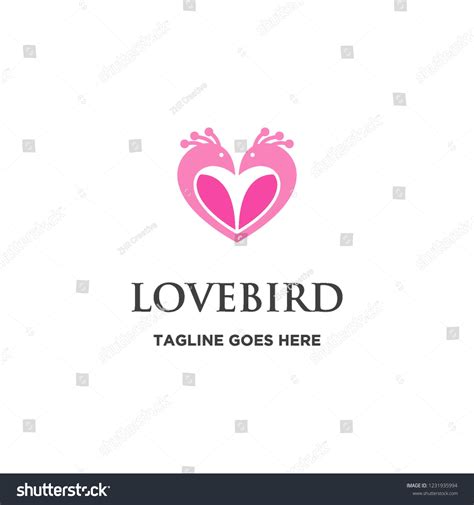 Love Bird Logo Icon Vector Stock Vector (Royalty Free) 1231935994 ...