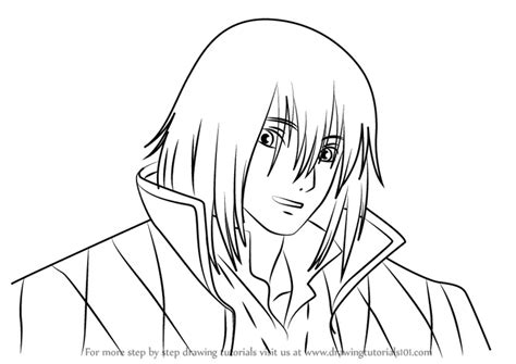 Step by Step How to Draw Howl from Howl's Moving Castle : DrawingTutorials101.com