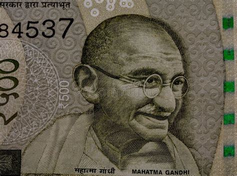 Mahatma Gandhi On Currency Note Stock Image - Image of lead, money ...