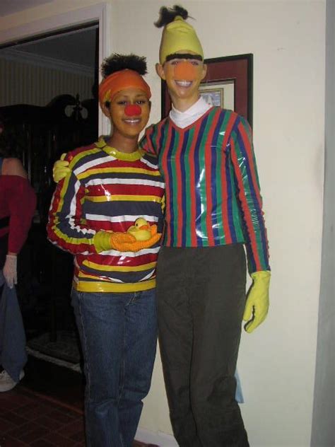 Bert & Ernie | Sesame street halloween costumes, Bert and ernie costume, Carnaval costume