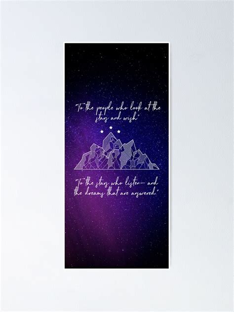 "Acotar quotes about dreams" Poster for Sale by FanArtzz | Redbubble