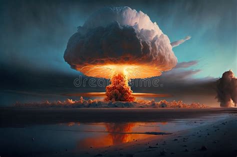 Tsar Bomba Mushroom Cloud in Russia. Superior Photo Realism & X28; Make ...