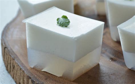 Kyauk Kyaw: Burmese Coconut Jelly [Vegan] - One Green Planet | Coconut jelly, Burmese desserts ...