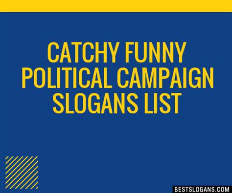 100+ Catchy Funny Political Campaign Slogans 2024 + Generator - Phrases ...