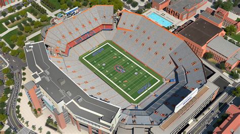 University Of Florida Football Stadium Map - Printable Maps