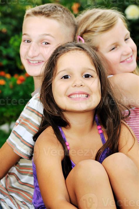 happy kids outdoor 11330867 Stock Photo at Vecteezy