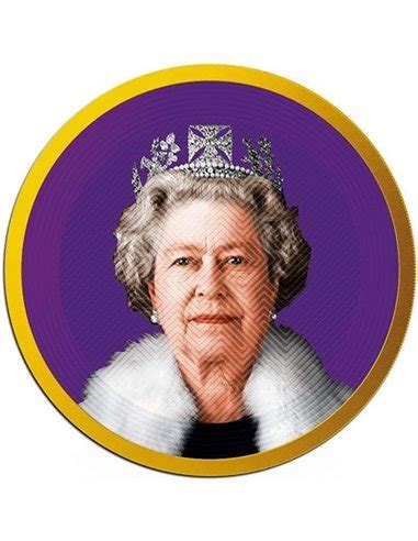 QUEEN ELIZABETH II Icon Glamur 1 Oz Silver Coin 5$ Tokelau 2023