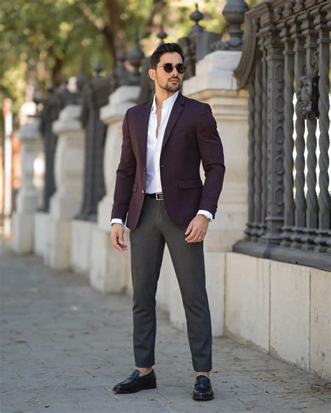 Maroon Blazer Matching Shirt and Pant Ideas | Maroon Blazer Combination ...