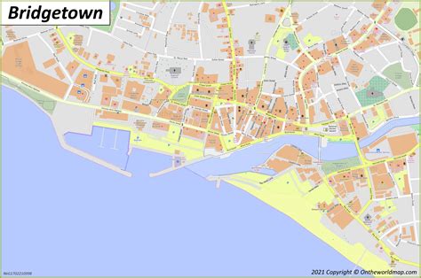 Bridgetown Map | Barbados | Detailed Maps of Bridgetown