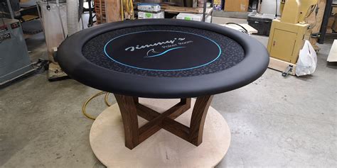 Custom round poker table | Round poker table, Poker table, Custom poker tables