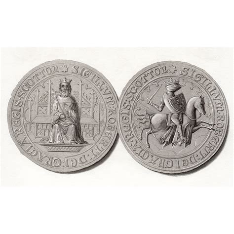 King Robert III of Scotland (c1337-1406) Seal - BRITTON-IMAGES