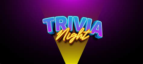 TRIVIA NIGHT | Game Logo Design :: Behance