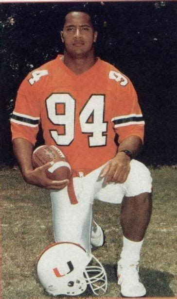 Dwayne Johnson and Football He spent tenth grade at President Chief ...