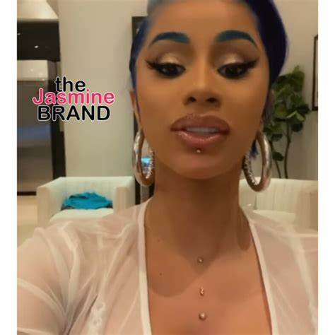 Cardi B Painfully & Hilariously Debuts Lip & Chest Piercings [VIDEO] - theJasmineBRAND