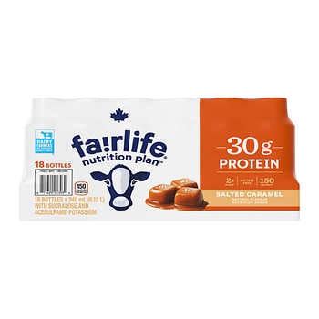 Fairlife Salted Caramel Protein Shake, 18 x 340 mL | Costco