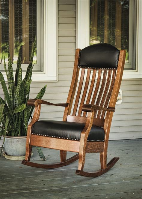 Auntie's Rocker | Amish Solid Wood Rocking Chairs | Kvadro Furniture