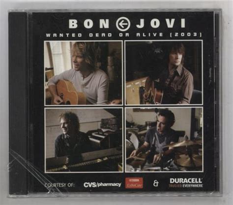 Bon Jovi Wanted Dead Or Alive (2003) US Promo CD single (CD5 / 5") (285540)