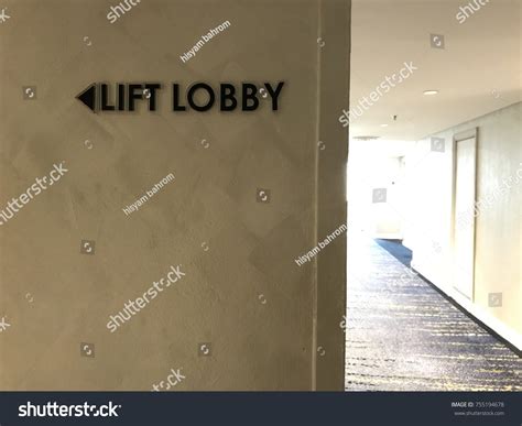 Lift Lobby Signage Stock Photo 755194678 | Shutterstock